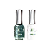 AZURA Gel Duo (Gel & Lacquer) - Glitter Green - 052-AZURA- Nail Supply American Gel Polish - Phuong Ni